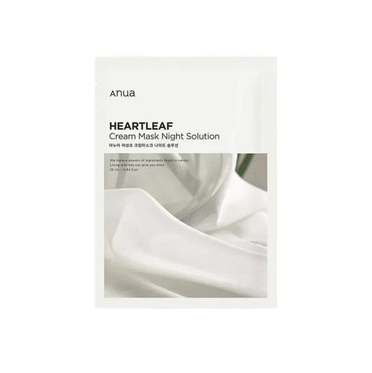 ANUA Heartleaf Cream Mask Night Solution - Kangasnaamio- terveenihonkeskus.fi