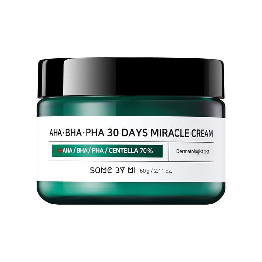 SOME BY MI - AHA, BHA, PHA 30 Days Miracle Cream 50ml - Kasvovoide ongelmaiholle- terveenihonkeskus.fi