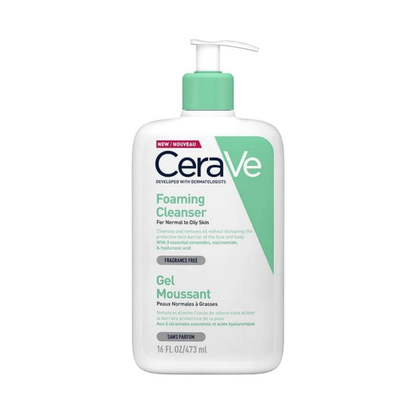 CERAVE Foaming Cleanser - Kasvojen puhdistusaine 473ml- terveenihonkeskus.fi