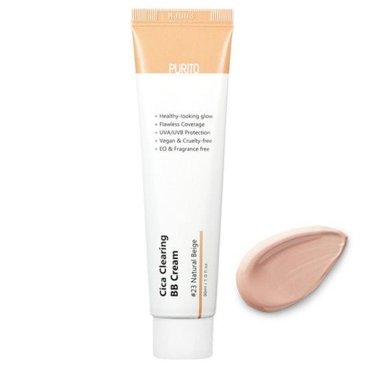 PURITO - Cica Clearing BB Cream #23 natural beige - Sävyttävä BB-voide- terveenihonkeskus.fi