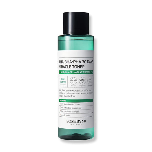 SOME BY MI AHA, BHA, PHA 30 Days Miracle Toner - Kasvovesi- terveenihonkeskus.fi